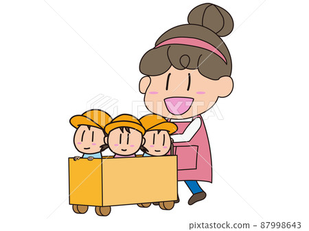 Walk nursery teacher infant Walk nursery teacher infant 87998643
