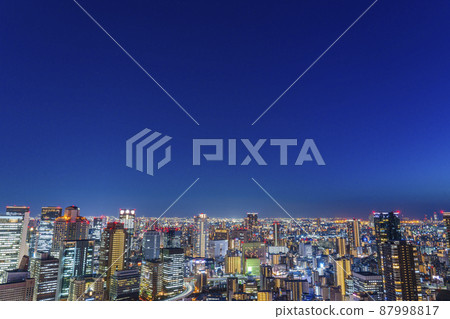 Nice night view around Umeda, Osaka (from Umeda Sky Building) 87998817