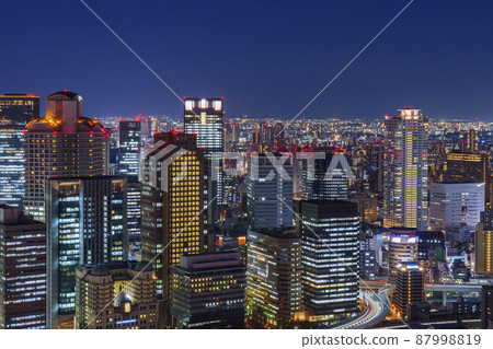Nice night view around Umeda, Osaka (from Umeda Sky Building) Nice night view around Umeda, Osaka (from Umeda Sky Building) 87998819