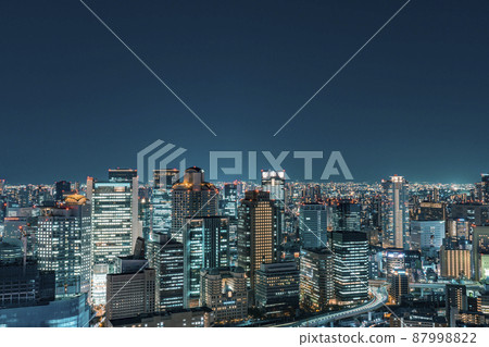 Nice night view around Umeda, Osaka (from Umeda Sky Building) Nice night view around Umeda, Osaka (from Umeda Sky Building) 87998822