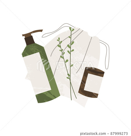 Homeopathy, naturopathy. Complementary, alternative, integrative, holistic medicine. Natural organic herb. Apothecary bottle. Vector flat cartoon illustration Homeopathy, naturopathy. Complementary, alternative, integrative, holistic medicine. Natural organic herb. Apothecary bottle. Vector flat cartoon illustration 87999273