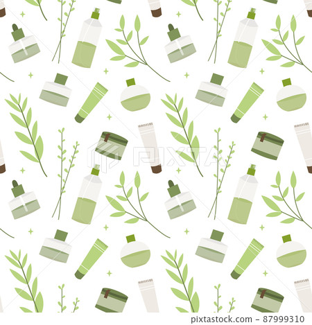 Homeopathy, naturopathy. Complementary, alternative, integrative, holistic medicine. Natural organic herb. Apothecary bottle. Vector flat cartoon illustration, seamless pattern Homeopathy, naturopathy. Complementary, alternative, integrative, holistic medicine. Natural organic herb. Apothecary bottle. Vector flat cartoon illustration, seamless pattern 87999310