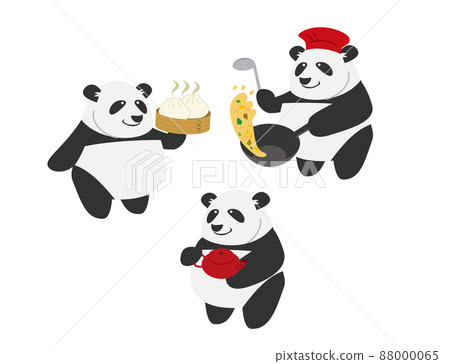 Panda fried rice tea Chinese steamed bun 88000065