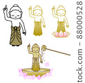 Illustration of Buddha, Buddha's Birth Buddha, Flower Festival (Buddha's Birthday) Illustration of Buddha, Buddha's Birth Buddha, Flower Festival (Buddha's Birthday) 88000528