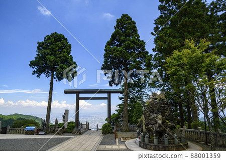Torii of Ohyama Afuri Shrine 88001359