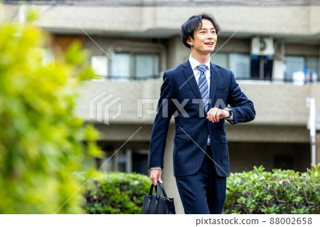Businessman outdoor business Businessman outdoor business 88002658