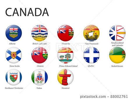 all Flags of regions of Canada. template for your design all Flags of regions of Canada. template for your design 88002761