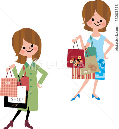 A woman shopping 88003218