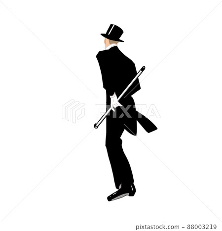 Show dancer in a tailcoat 88003219