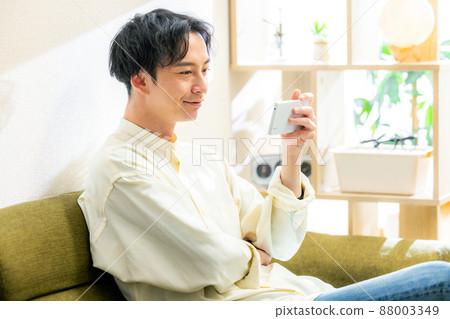 Men's smartphone living sofa 88003349