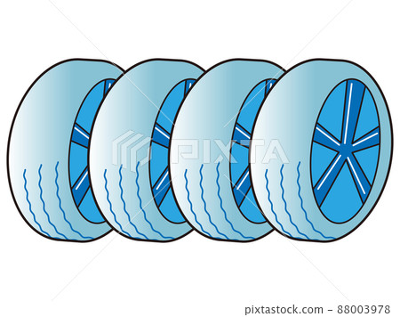 一組 4 個輪胎的簡單說明 一組 4 個輪胎的簡單說明 88003978