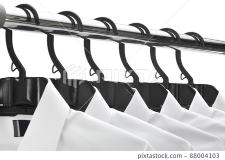Cleaned shirts and plastic hangers Cleaned shirts and plastic hangers 88004103