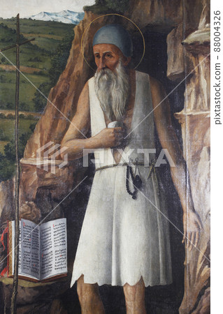 Gentile Bellini: Saint Jerome, Altarpiece in Cathedral of Saint Lawrence in Trogir, Croatia 88004326
