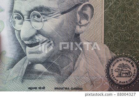 Mahatma Gandhi on 100 rupees banknote Mahatma Gandhi on 100 rupees banknote 88004327