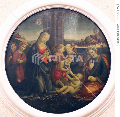 Jacopo del Sellaio: The Birth of Jesus, Old Masters Collection, Croatian Academy of Sciences in Zagreb 88004791