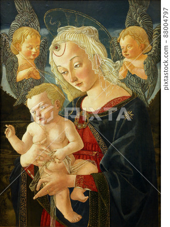Pier Francesco Fiorentino: Madonna with the Child, Old Masters Collection, Croatian Academy of Sciences in Zagreb 88004797
