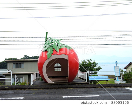 Fruit bus stop Konagai-cho bus stop in Isahaya city, Nagasaki prefecture Fruit bus stop Konagai-cho bus stop in Isahaya city, Nagasaki prefecture 88005196