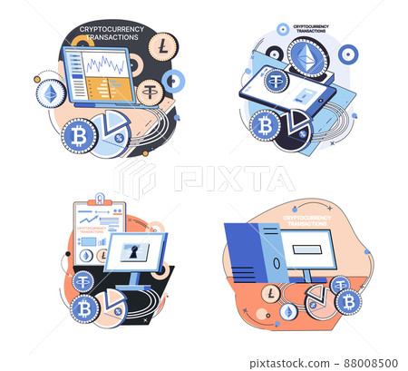 Cryptocurrency exchange platform and blockchain. Bitcoin mining, exchange platform, investment technology 88008500
