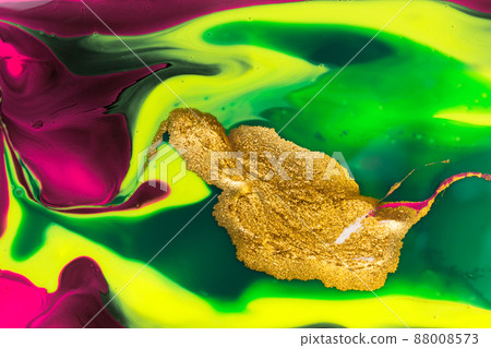 Abstract background with gold glitter. Fluorescent print Abstract background with gold glitter. Fluorescent print 88008573