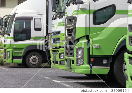 Lined up truck image 88009104
