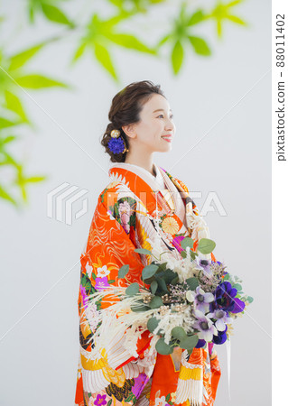 Color uchikake bouquet 88011402