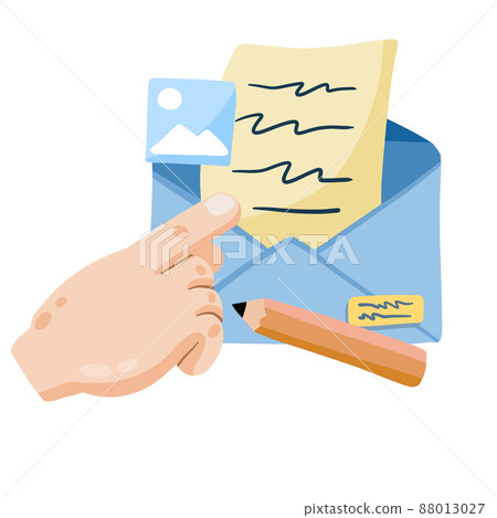 Email with attachment. Online Document 88013027