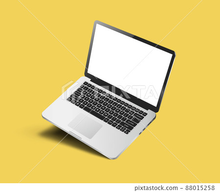 Levitation laptop. Vector Levitation laptop. Vector 88015258