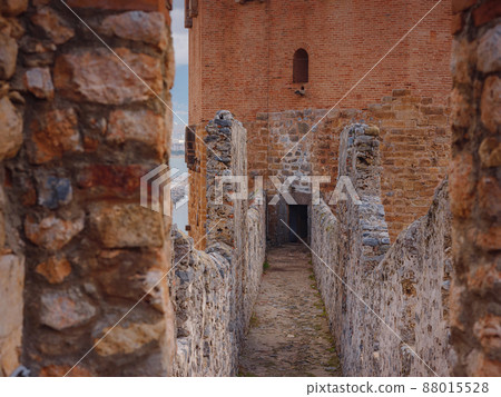 Alanya, turkey, winter walk by mediterranean sea 88015528