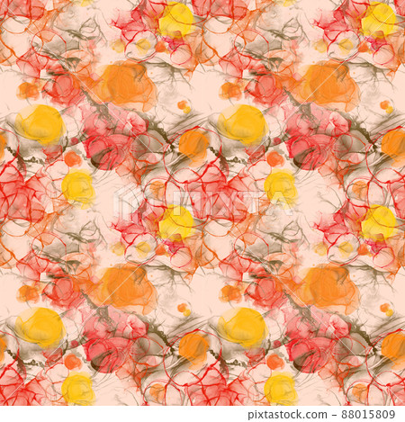 Creative seamless pattern. Modern design. Alcohol ink. Vector illustration. Creative seamless pattern. Modern design. Alcohol ink. Vector illustration. 88015809