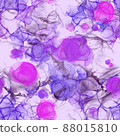 Purple alcohol ink seamless pattern. Modern design. Alcohol ink illustration repeat pattern. 88015810