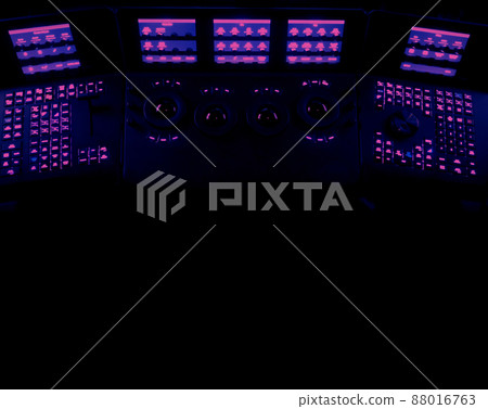 Video editing controller machine for color edit in post video production. Many button control panel for telecine adjust color on digital video movie or film in post production stage. Editor tools. 88016763