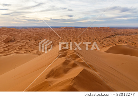 Erg Chebbi. Sand dunes. Sahara Desert. Morocco 88018277