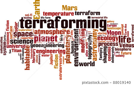 Terraforming word cloud Terraforming word cloud 88019140