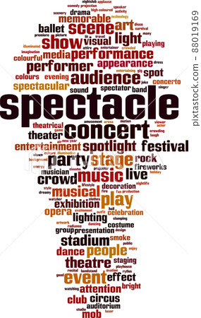 Spectacle word cloud 88019169