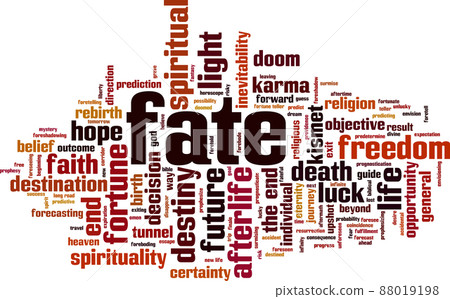 Fate word cloud 88019198