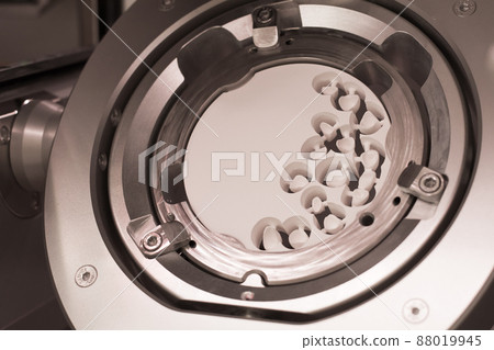 Dental milling made with modern equipment of a zirconia. 88019945