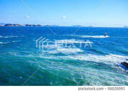 View of Cape Hazu and Mikawa Bay, Minamichita-cho, Chita-gun 88020091