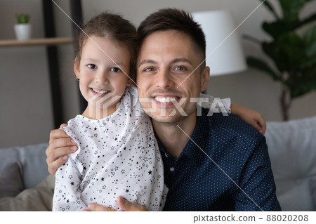 Head shot portrait of happy multigenerational family. Head shot portrait of happy multigenerational family. 88020208