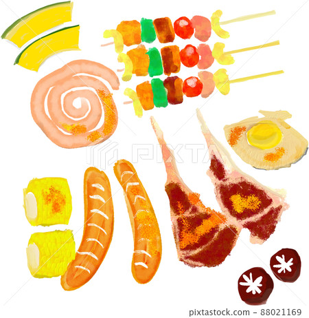 燒烤食材套裝圖解 88021169