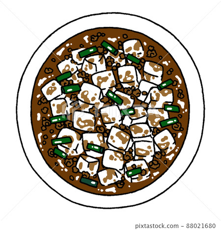 手繪麻婆豆腐插畫 手繪麻婆豆腐插畫 88021680