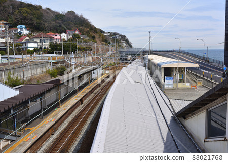 The Kobe cityscape as seen from Takino-chaya Station in Tarumi Ward, Kobe City, Hyogo Prefecture 88021768