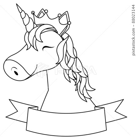 Black and white doodle character Black and white doodle character 88023144