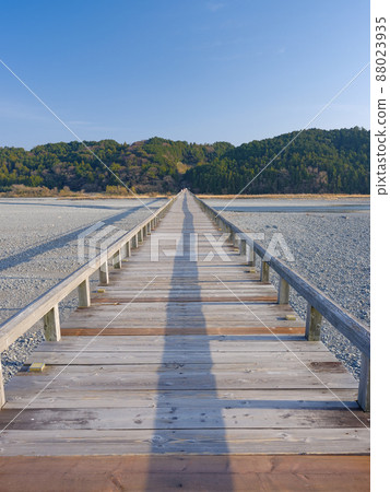 Shizuoka Shimada_The longest wooden bridge in the world, Horai Bridge Shizuoka Shimada_The longest wooden bridge in the world, Horai Bridge 88023935