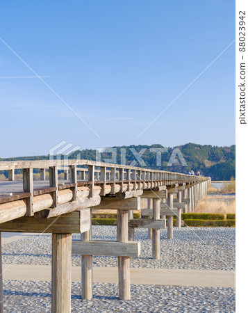靜岡島田_世界上最長的木橋,蓬萊橋 靜岡島田_世界上最長的木橋,蓬萊橋 88023942