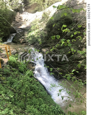 Amazing cliff photo. Beautiful landscape and view. Green mountains and nature forests. High quality photo Amazing cliff photo. Beautiful landscape and view. Green mountains and nature forests. High quality photo 88024374