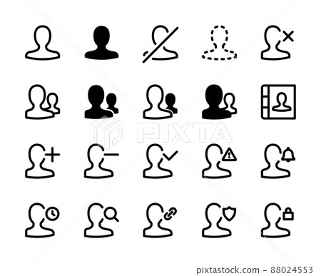 用戶各種 UI 圖標集 用戶各種 UI 圖標集 88024553