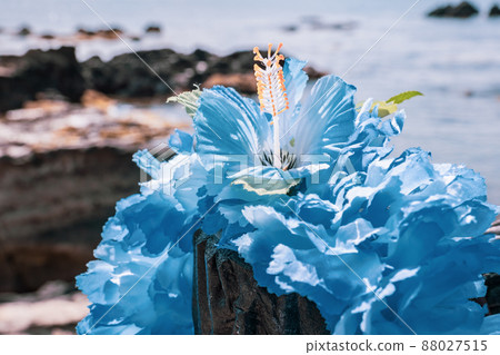 夏威夷花環藍藍花花環海外旅遊阿羅哈戶外旅遊 夏威夷花環藍藍花花環海外旅遊阿羅哈戶外旅遊 88027515