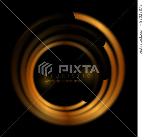Luxury golden swirl logo abstract background 88028879