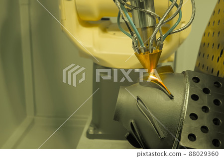 Laser melting, powder spray manufacturing technology - direct metal deposition Laser melting, powder spray manufacturing technology - direct metal deposition 88029360