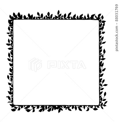 Leaf square frame - Stock Illustration [88031769] - PIXTA
